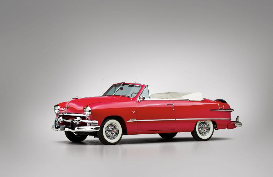 Ford Custom DeLuxe Convertible Red '1951